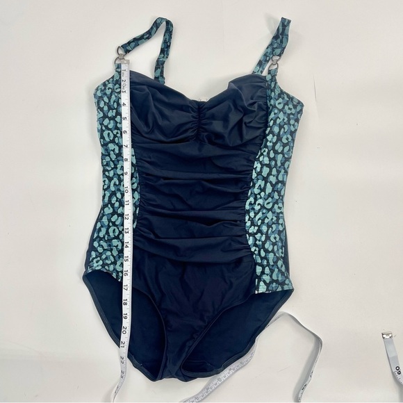 PRIMA DONNA Sherry Swimsuit Control Wire Cups Navy Blue Ruched Resortwear 2X - Picture 7 of 16